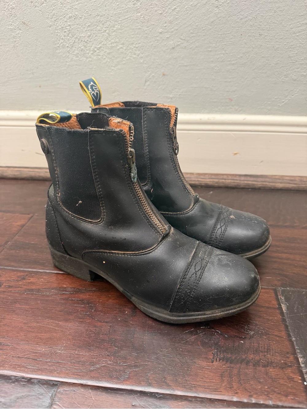 Moretta Clio Paddock Boots Womens 6 Black English Horse Riding Equestrian